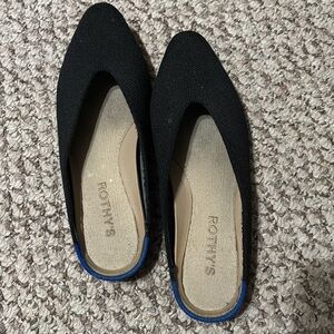 Rothy's Black and Blue Flats